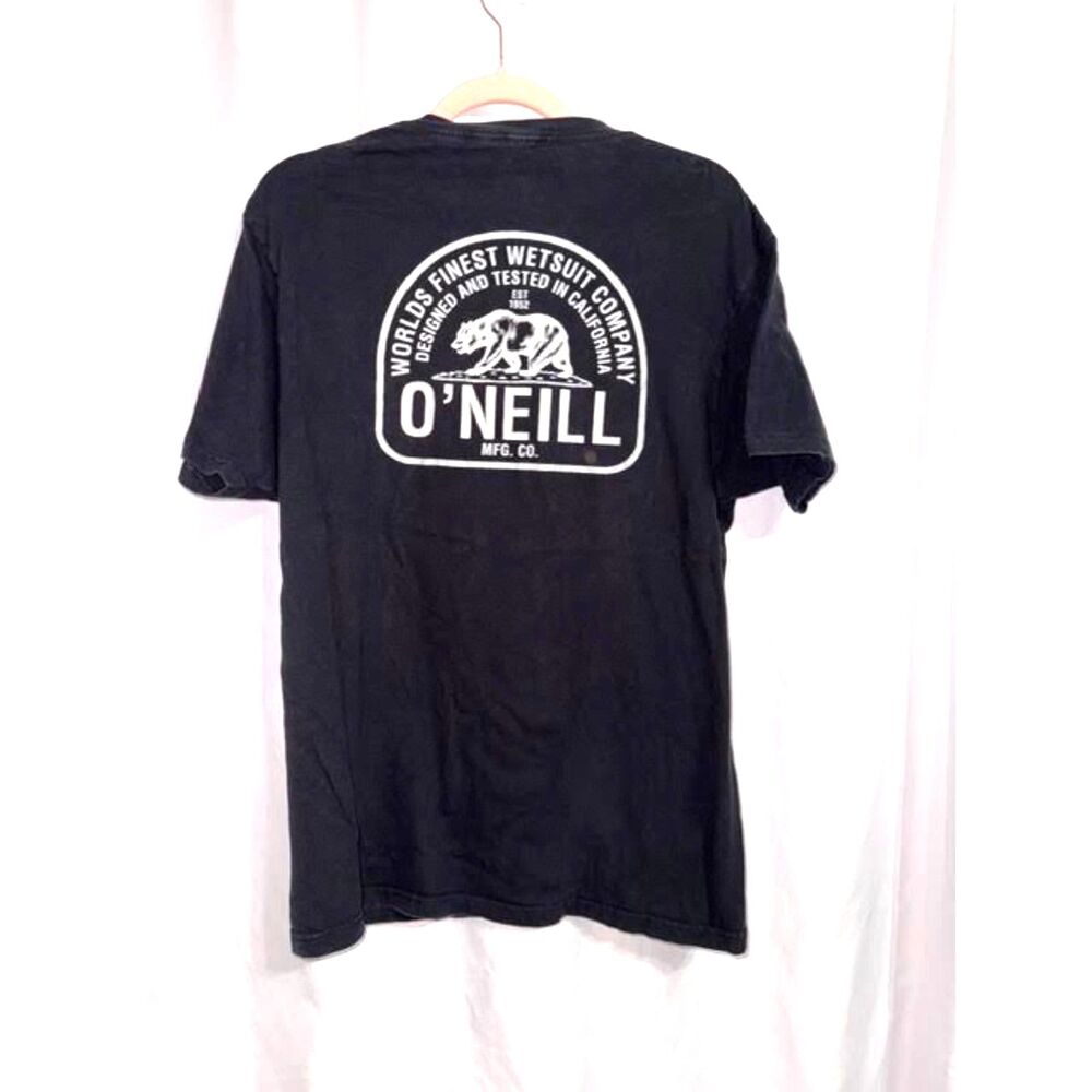 O'Neill Modern Fit Da Bear Black Graphic Tee Men's Size Large
